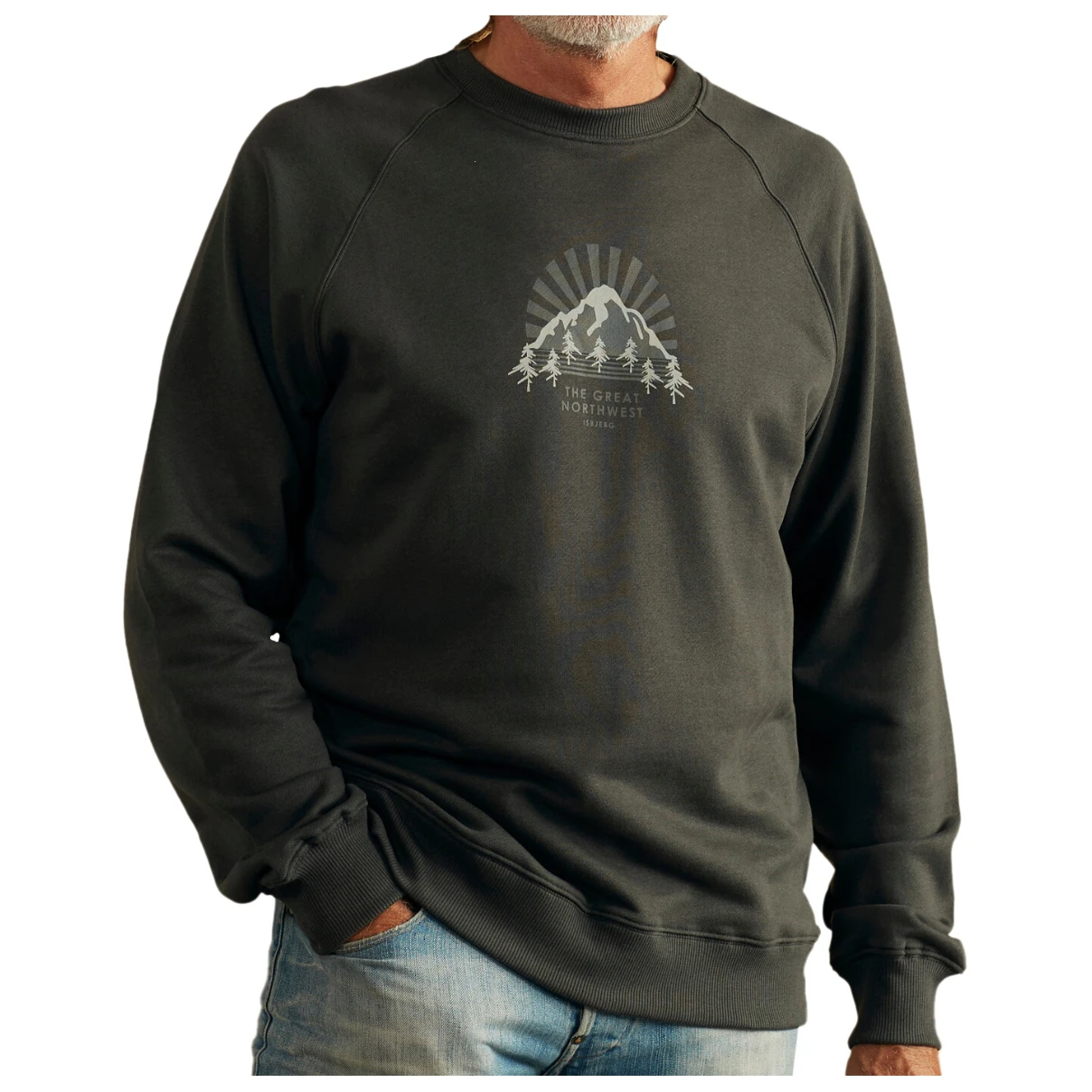 Isbjerg Tværs Crewneck - Pullover – Bild 3