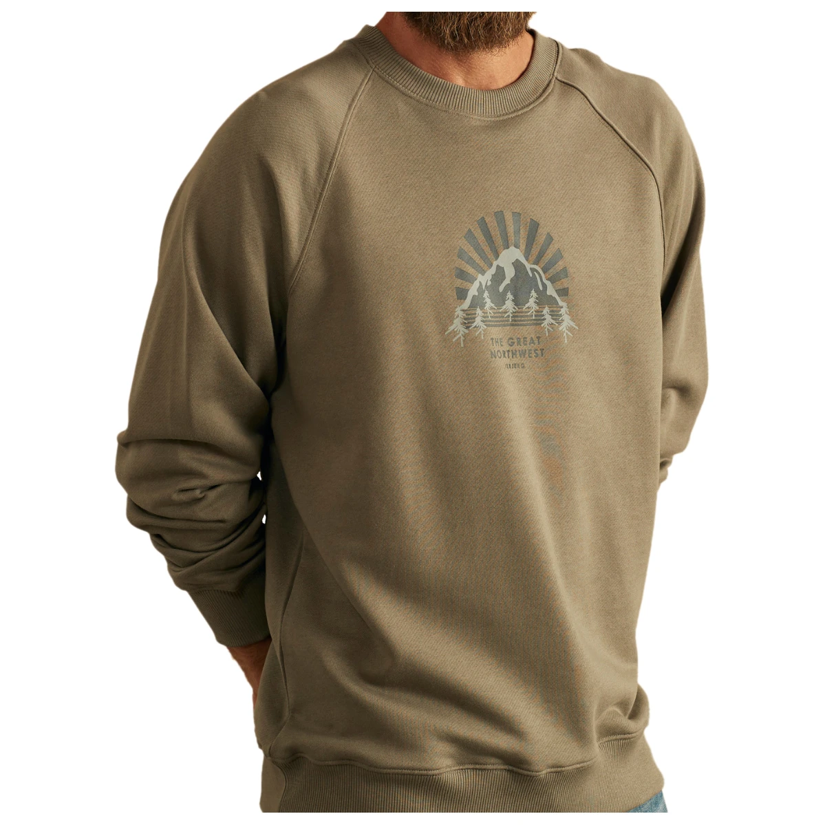 Isbjerg Tværs Crewneck - Pullover