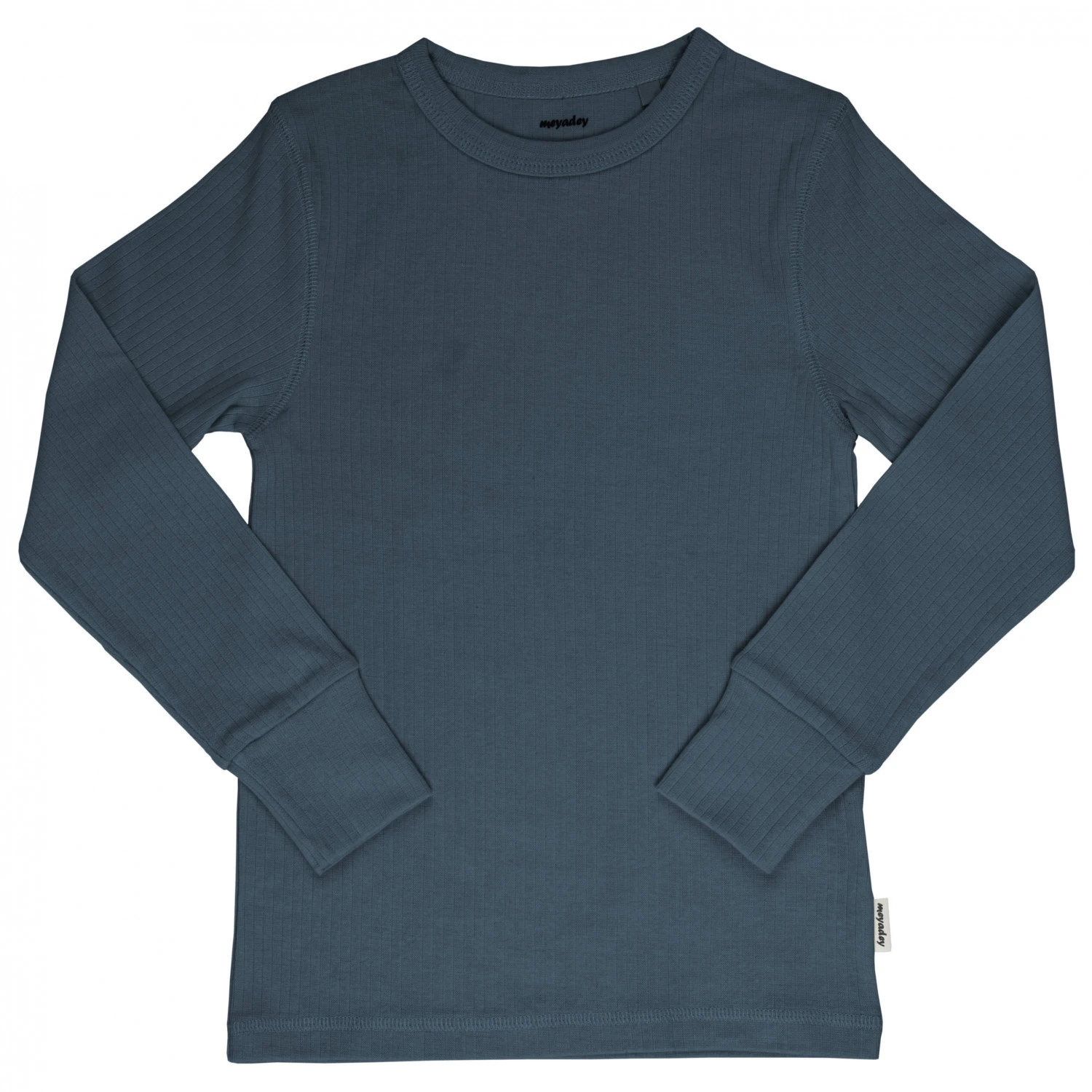 Kid's Top L/S Rib Solid - Longsleeve