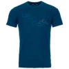 Ortovox 185 Merino Tangram Logo - Merinoshirt