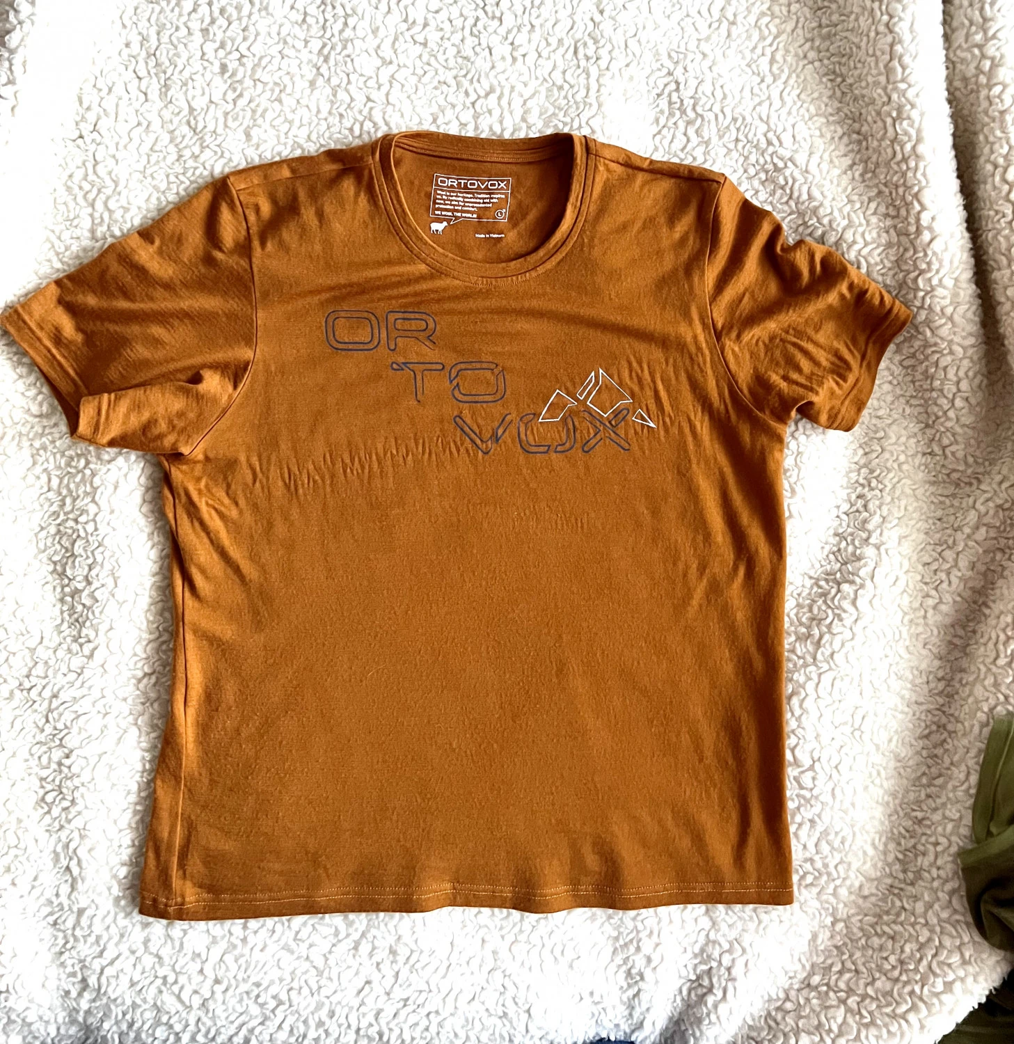 Ortovox 185 Merino Tangram Logo - Merinoshirt – Bild 4