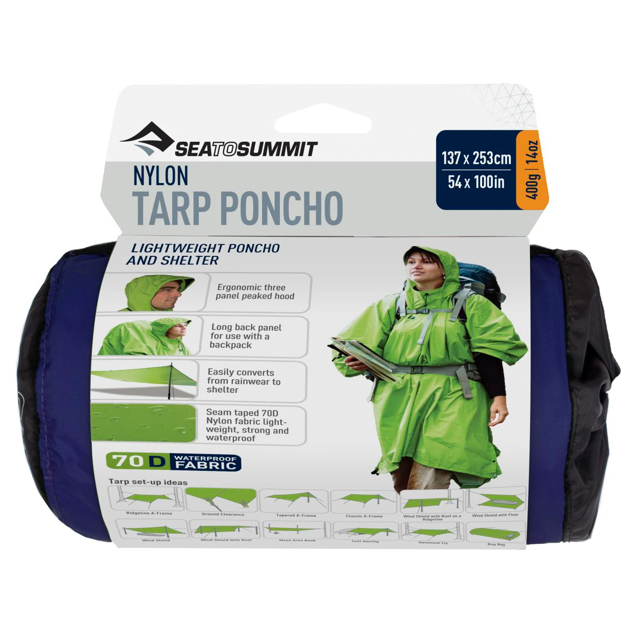 Sea To Summit Nylon Tarp Poncho - Biwaksack