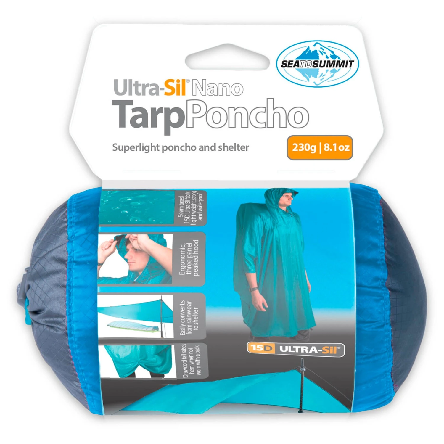 Sea To Summit Ultra-Sil Nano 15D Tarp-Poncho