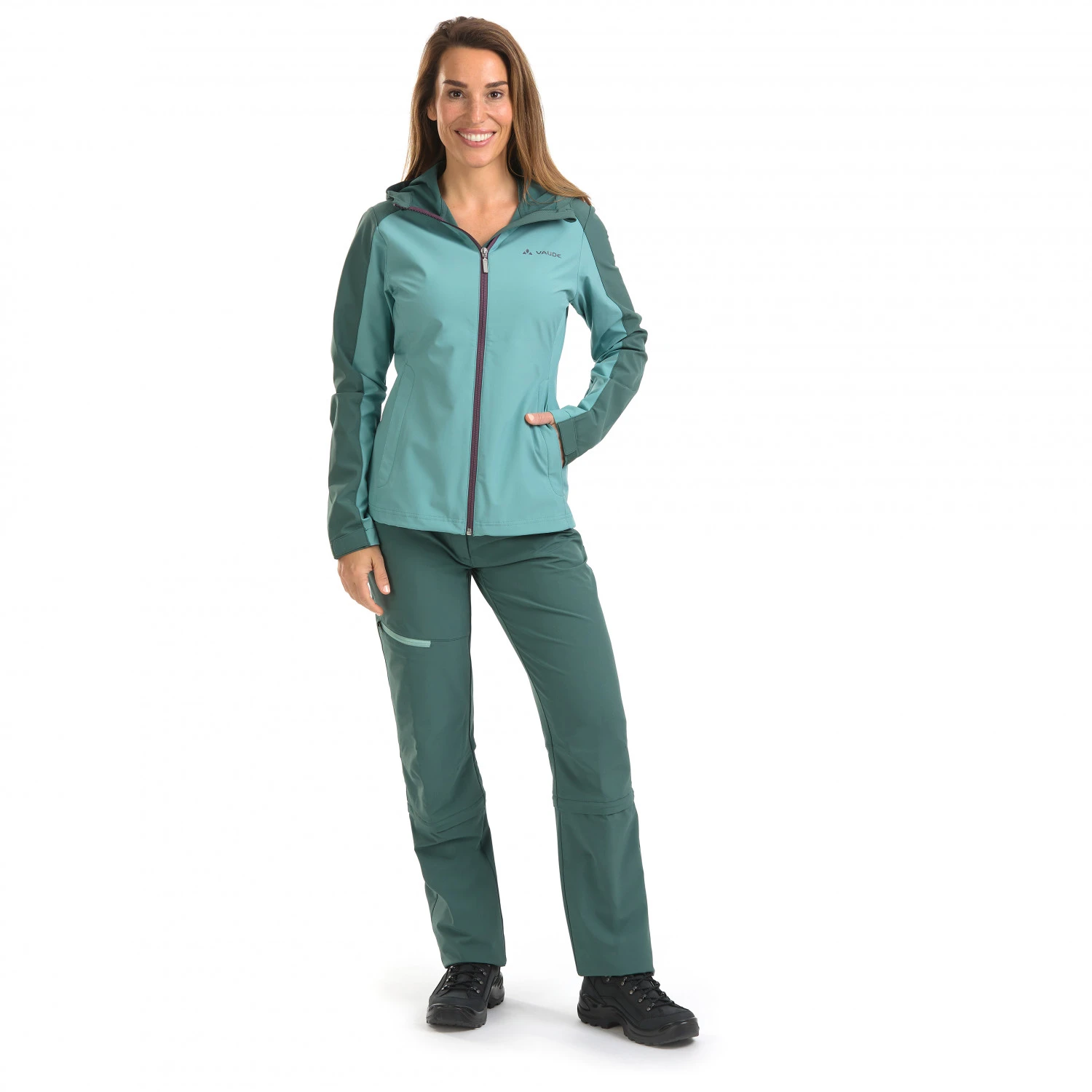 VAUDE Women's Itri Hoody Jacket - Softshelljacke – Bild 5